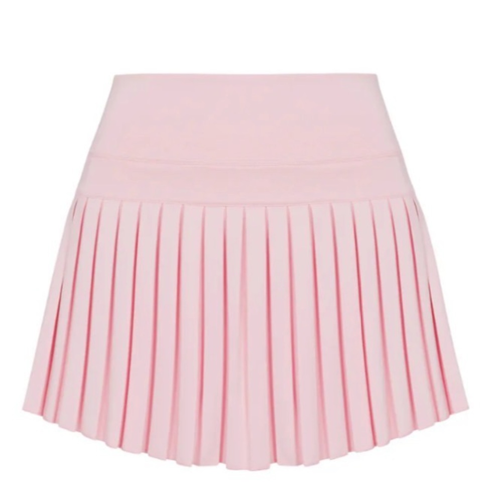 Goldhinge Light Pink Pleated Skirt - XS